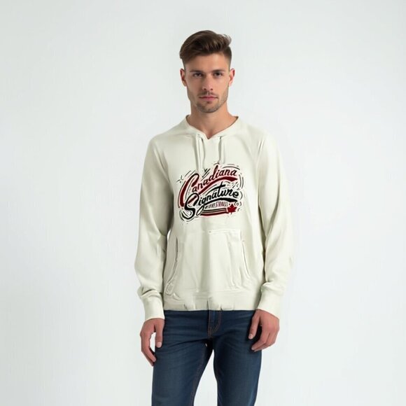 Signature by Levi Strauss Other - 💕 Levi Strauss Signature White Canadiana Signature Hoodie XL